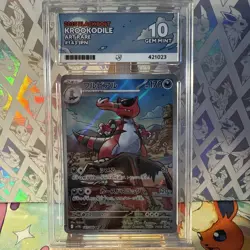 Krookodile AR 143/086 SV11B Black Bolt - Pokemon Card Japanese - ACE Gem Mint 10 - Image 1