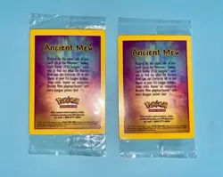 TWO Sealed and Brand New Ancient Mew 2000 Movie Promo Holo Pokemon Cards!!! - Image 2