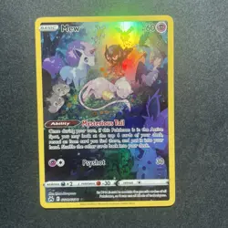 Full Art Holo Mew GG10/GG70 Pokemon TCG Card Crown Zenith Galarian Gallery D - Image 1