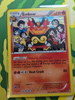Emboar 27/113 Black & White: Legendary Treasures Holo Pokemon Card - VLP/LP - Image 1