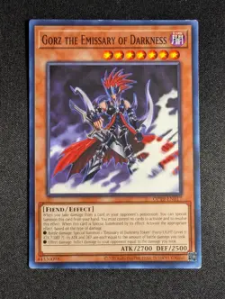 Yugioh - Gorz The Emissary Of Darkness OP19-EN017 Common OTS 19 LP - Image 1