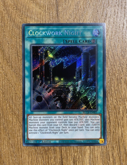 Clockwork Night | BLCR-EN007 | Secret Rare | 1st Edition | YuGiOh Card | Mint - Image 1