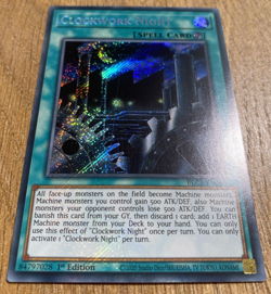 Clockwork Night | BLCR-EN007 | Secret Rare | 1st Edition | YuGiOh Card | Mint - Image 2