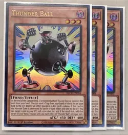 Yugioh x3 Thunder Ball BLCR-EN004 Ultra Rare 1st Edition NM - Image 1