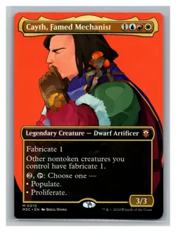 Cayth, Famed Mechanist (Borderless) Commander: Modern Horizons 3 Pack Fresh - Image 1