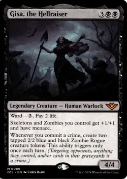 Gisa, the Hellraiser (89) M Outlaws of Thunder Junction NM MTG - Image 1