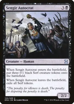 MTG - Sengir Autocrat - Eternal Masters (EMA) NM - Image 1