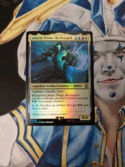 Liberty Prime, Recharged FOIL MTG Fallout Mythic Multi-Color Creature NM x1 - Image 2