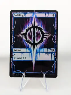 Custom Foil Sol Ring Phyrexian MTG Altered WUBRG Colorless EDH Playtest Card - Image 1