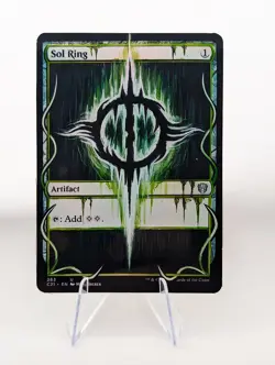 Custom Foil Sol Ring Phyrexian MTG Altered WUBRG Colorless EDH Playtest Card - Image 3