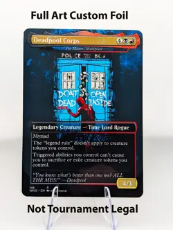 The Master, Multiplied - Deadpool Corps Ver 2 Foil Custom sticker MTG Marvel - Image 1