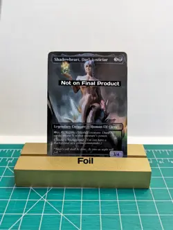 Shadowheart, Dark Justiciar Custom Foil Sticker on bulk MTG BG3 D&D Commander V8 - Image 1