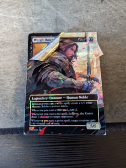 Force of Negation Foil Custom Fallout Altered Art sticker on bulk MTG Commander - Image 2