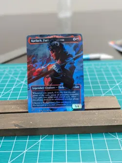 Karlach, Fury of Avernus Foil Custom sticker MTG D&D BG3 Commander - Image 1