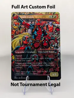 The Master, Multiplied - Deadpool Corps Foil Custom sticker MTG Commander Marvel - Image 1
