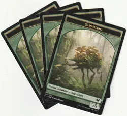 ✪ 4 MAGIC The Gathering SAPROLING/SPIDER Doppelkarte/Split PLAYSET C15/EN 2015 - Image 1