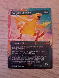 Final Fantasy Traveling Chocobo Borderless Regular Card 406 - Image 1