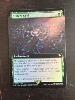 MTG Final Fantasy English Sphere Grid Extended Art 0123 Foil - Image 1