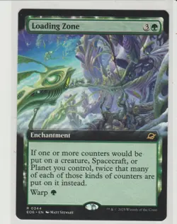 Loading Zone Extended Art Rare MtG Card EOE 344 - Image 1