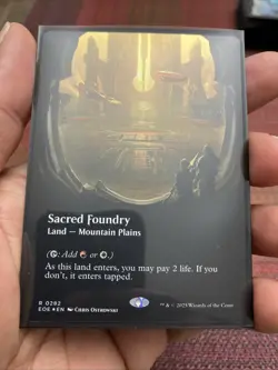 Sacred Foundry (Borderless) Edge of Eternities Foil - Image 1