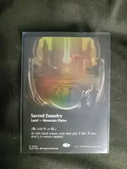 Sacred Foundry (Borderless) Edge of Eternities Foil - Image 1
