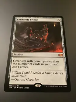 MTG Double Masters #253 Ensnaring Bridge NM - Image 1