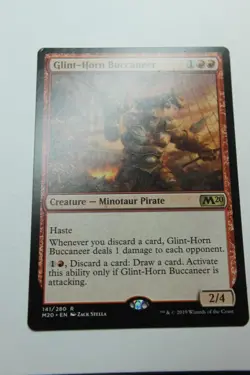 MTG Glint-Horn Buccaneer x1- -Core Set 2020-Lightly Played - Image 1