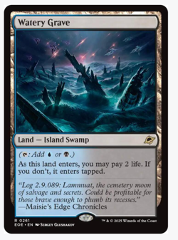 Watery Grave Edge of Eternities Foil, 261, Near Mint, Fast Shipping - Image 2