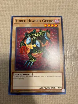 Yu-Gi-Oh! three headed geedo mint common PSV-EN002 25th anniversary - Image 1