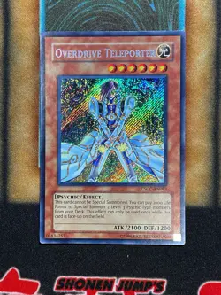 Yugioh Overdrive Teleporter CSOC-EN083 Secret Rare MP - Image 1