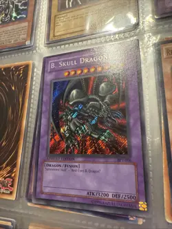 Yugioh B. Skull Dragon Secret Rare Holo BPT-006 Limited Edition LP - Image 2