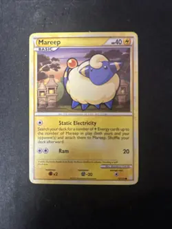 Mareep 73/123 - HeartGold & SoulSilver - Common - Pokemon Card TCG - Image 1