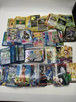"Vintage Japanese Card Lot Pokemon Yugioh , Dragon Ball, Sailor Moon, Digimon - Image 1