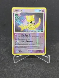 Pokemon Card Abra 69/123 Diamond & Pearl-Mysterious Treasure Reverse Holo Common - Image 1