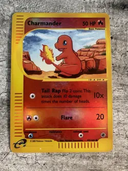 Pokemon Card TCG Expedition Charmander 97/165 Reverse Holo Rare LP/MP - Image 1