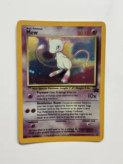 Pokemon Card Mew Black Star Promo 9 TCG CCG holo - Image 1