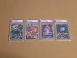 pokemon cards psa 10 english Lot Of 4, Urshifu, Pecharunt, Lumineon. - Image 1