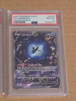 pokemon cards psa 10 english Lot Of 4, Urshifu, Pecharunt, Lumineon. - Image 2