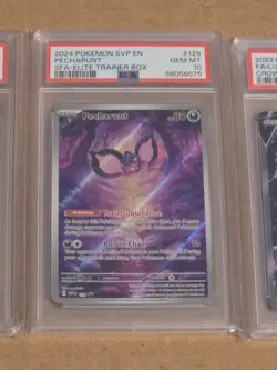 pokemon cards psa 10 english Lot Of 4, Urshifu, Pecharunt, Lumineon. - Image 3
