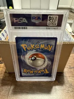 PSA 9 2019 Pokemon S&M Hidden Fates 16/68 Gyarados GX Pokemon Card - IN HAND/FS - Image 2