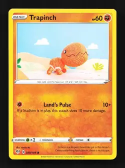 Trapinch 089/189 Darkness Ablaze English Pokemon Card TCG - Image 1