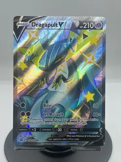 Pokemon TCG Dragapult V SWSH096 Sword & Shield Promo Cards NM - Image 1