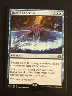 1x Baral's Expertise (029) Aether Revolt MP MTG Magic the Gathering x1 MKE - Image 1
