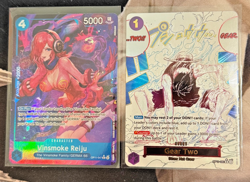 One Piece Card Game Alt Art Lot OP11 - Gear 2 & Vinsmoke Reiju Near Mint - Image 1