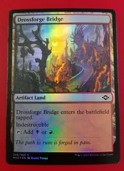 1x Drossforge Bridge | FOIL | Modern Horizons 2 | MTG Magic Cards - Image 1