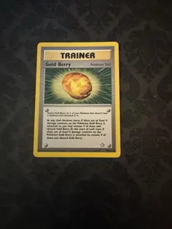 Gold Berry 93/111 - Pokemon TCG Neo Genesis Unlimited Rare Card WOTC D2 - Image 1