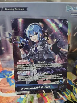 Hololive Hoshimachi Suisei OSR hBP04-007 EN English Blooming Spectrum Card - Image 1