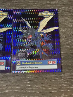 1999 DIGIMON CARD - KABUTERIMON | 25 of 34 | HOLO | RARE | PRIZM - Image 2