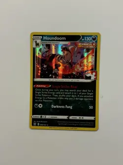Houndoom 096/163 Line Holo Pokemon Prize Pack Series 1 & 2 SWSH Variant D - Image 1