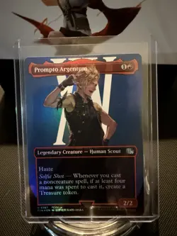 Prompto Argentum (Borderless) MTG Final Fantasy Foil #0387 - English - Image 1